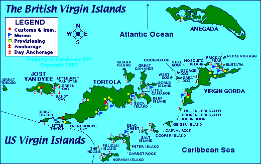 英屬維京群島，又名英屬處女島(BRITISH VIRGIN ISLANDS-BVI)是距離PUERTO RICO以東大約60英里，地處加勒比海的，由40多個(gè)島嶼所組成的島國，面積只有155平方公里，人口只有15000人。